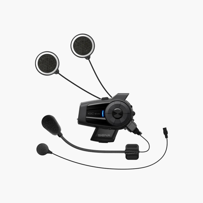 10C EVO Motorcycle Bluetooth Camera & Communication System with HD Speakers .