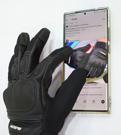 AIR PRO – BLACK HI-VIZ GLOVES