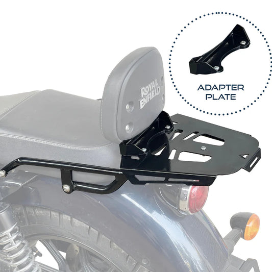Top Rack with Backrest Adapter for Royal Enfield Meteor 350