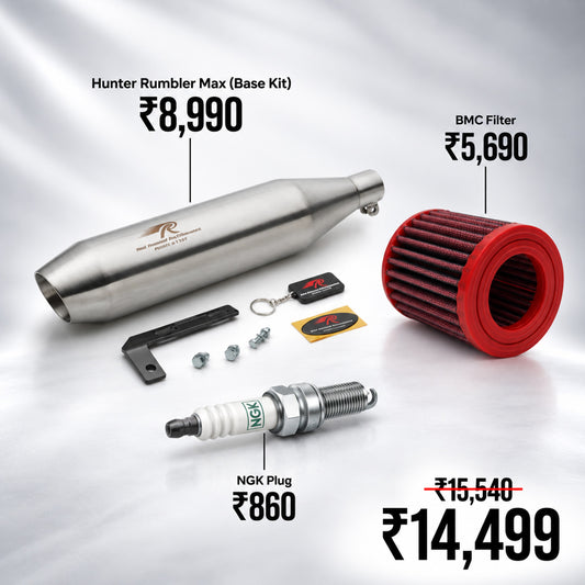 Hunter Rumbler Max Performance Kit with BMC Filter & NGK Plug