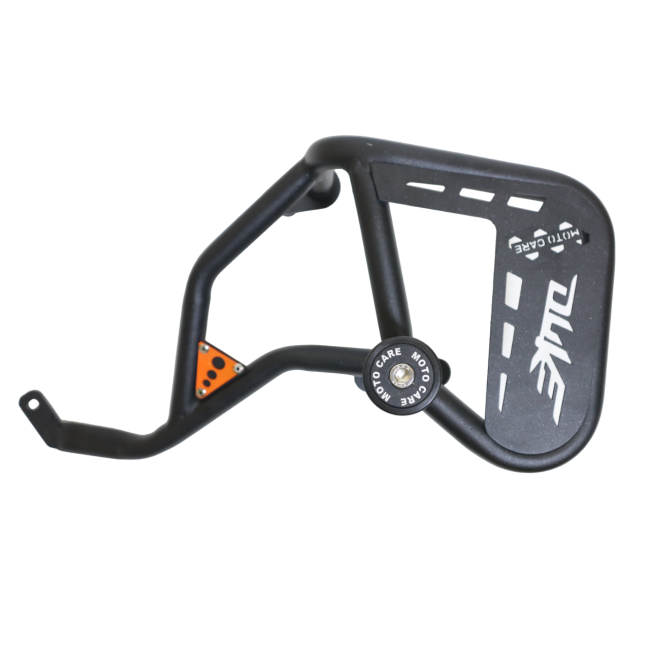 CRASH GUARD WITH DUAL SLIDERS BLACK FOR KTM DUKE 250/390 GEN-3