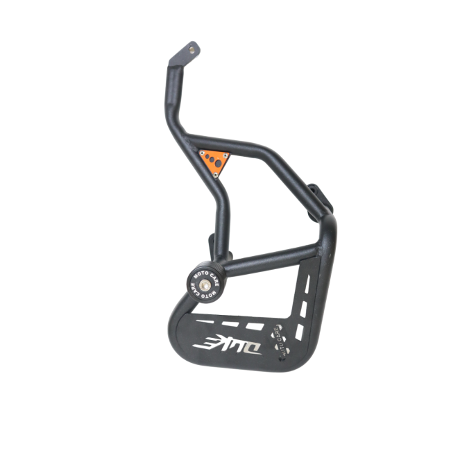 CRASH GUARD WITH DUAL SLIDERS BLACK FOR KTM DUKE 250/390 GEN-3
