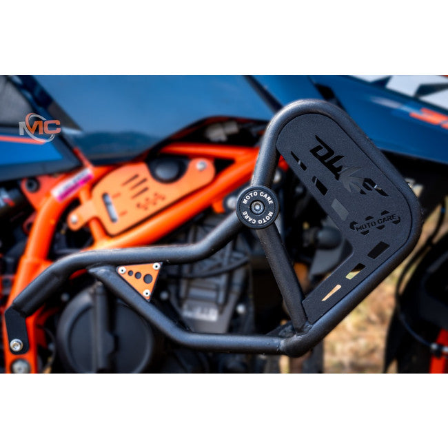 CRASH GUARD WITH DUAL SLIDERS BLACK FOR KTM DUKE 250/390 GEN-3