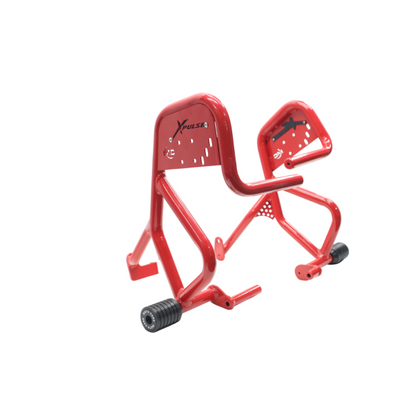 CRASH GUARD WITH DUAL SLIDERS FOR HERO XPULSE 210 (RED) MOTOCARE
