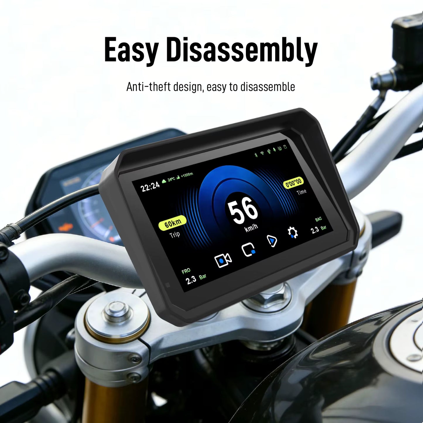 LBC MOTO M3 ELITE PRO QUICK RELEASE 6INCH