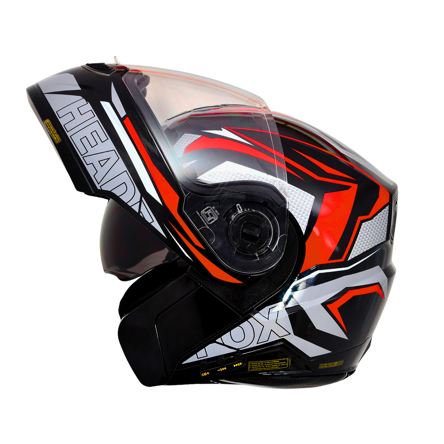 NF2 METRO GLOSS GREY FLIP-UP DOUBLE VISOR HELMET
