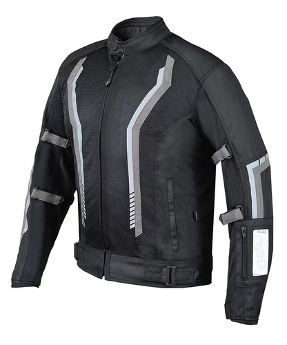 BBG Xplorer Riding Jacket - Black Grey