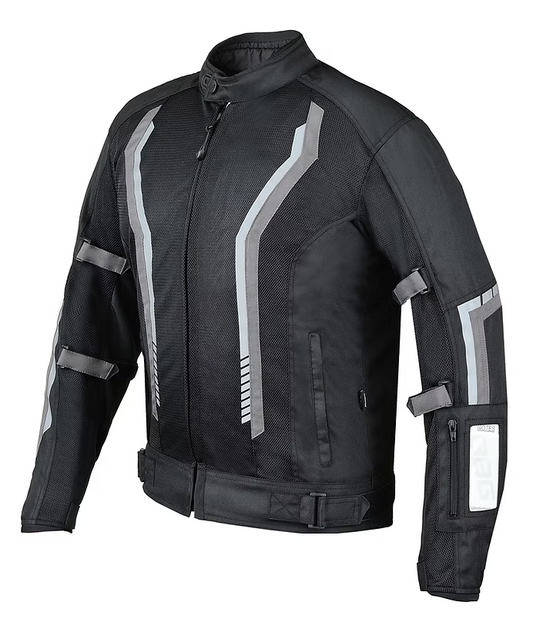 BBG Xplorer Riding Jacket - Black Grey