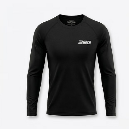 BBG SPORTS DRY TECH Base Layer(Top) BLACK