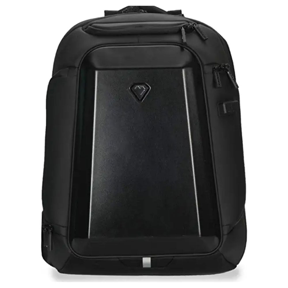 Carbonado GT2 15.6-inch & 17.3-inch Polycarbonate Biker Laptop Bag/Backpack (20 Liters, Midnight Black)
