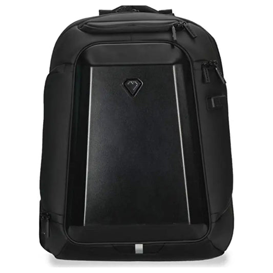 Carbonado GT2 15.6-inch & 17.3-inch Polycarbonate Biker Laptop Bag/Backpack (20 Liters, Midnight Black)