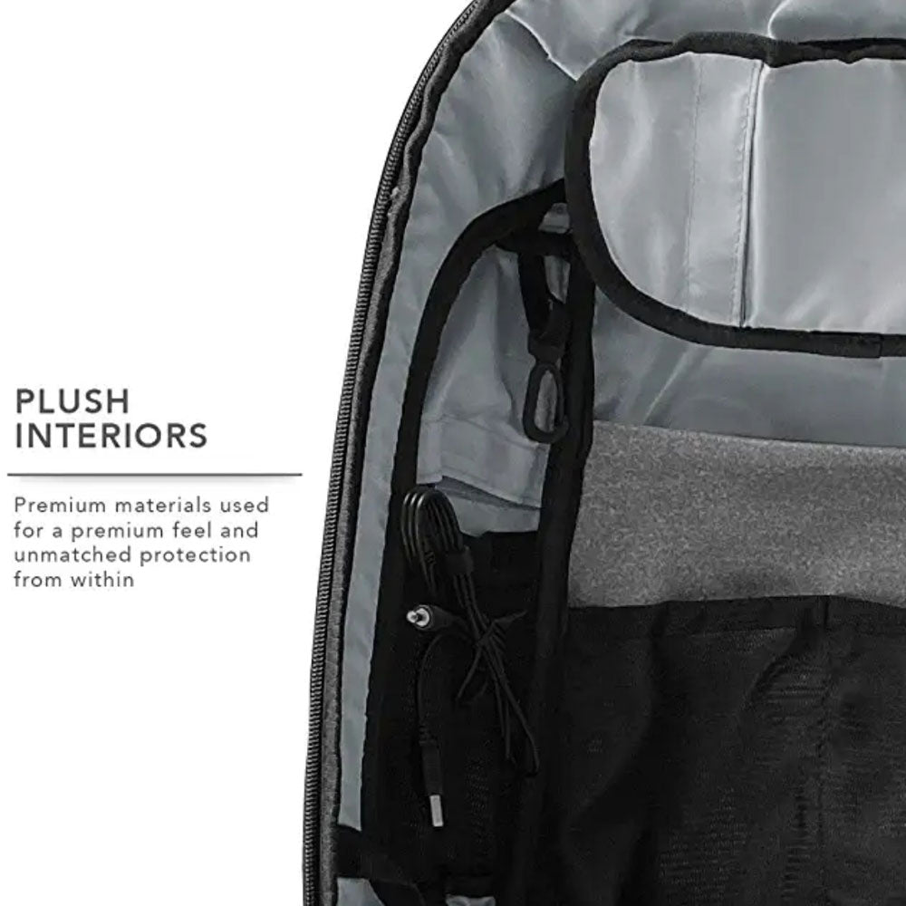Carbonado GT2 15.6-inch & 17.3-inch Polycarbonate Biker Laptop Bag/Backpack (20 Liters, Midnight Black)