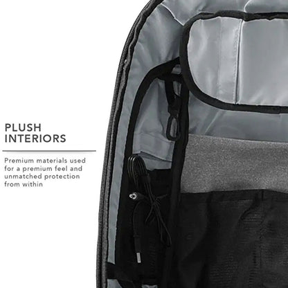 Carbonado GT2 15.6-inch & 17.3-inch Polycarbonate Biker Laptop Bag/Backpack (20 Liters, Midnight Black)