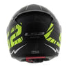 LS2 FF353 RAPID CROMO Gloss Black H-V Yellow Helmet
