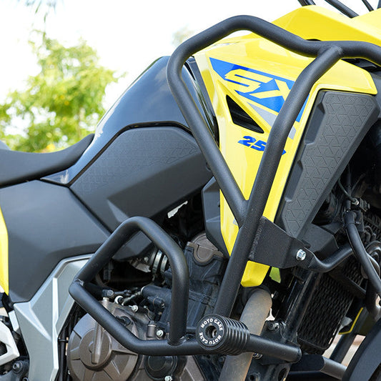 UPPER LOWER CRASH GUARD WITH SLIDERS FOR V STROM MOTO CARE