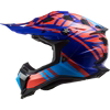 LS2 MX700 SUBVERTER Evo Gammax Gloss Red Blue Helmet