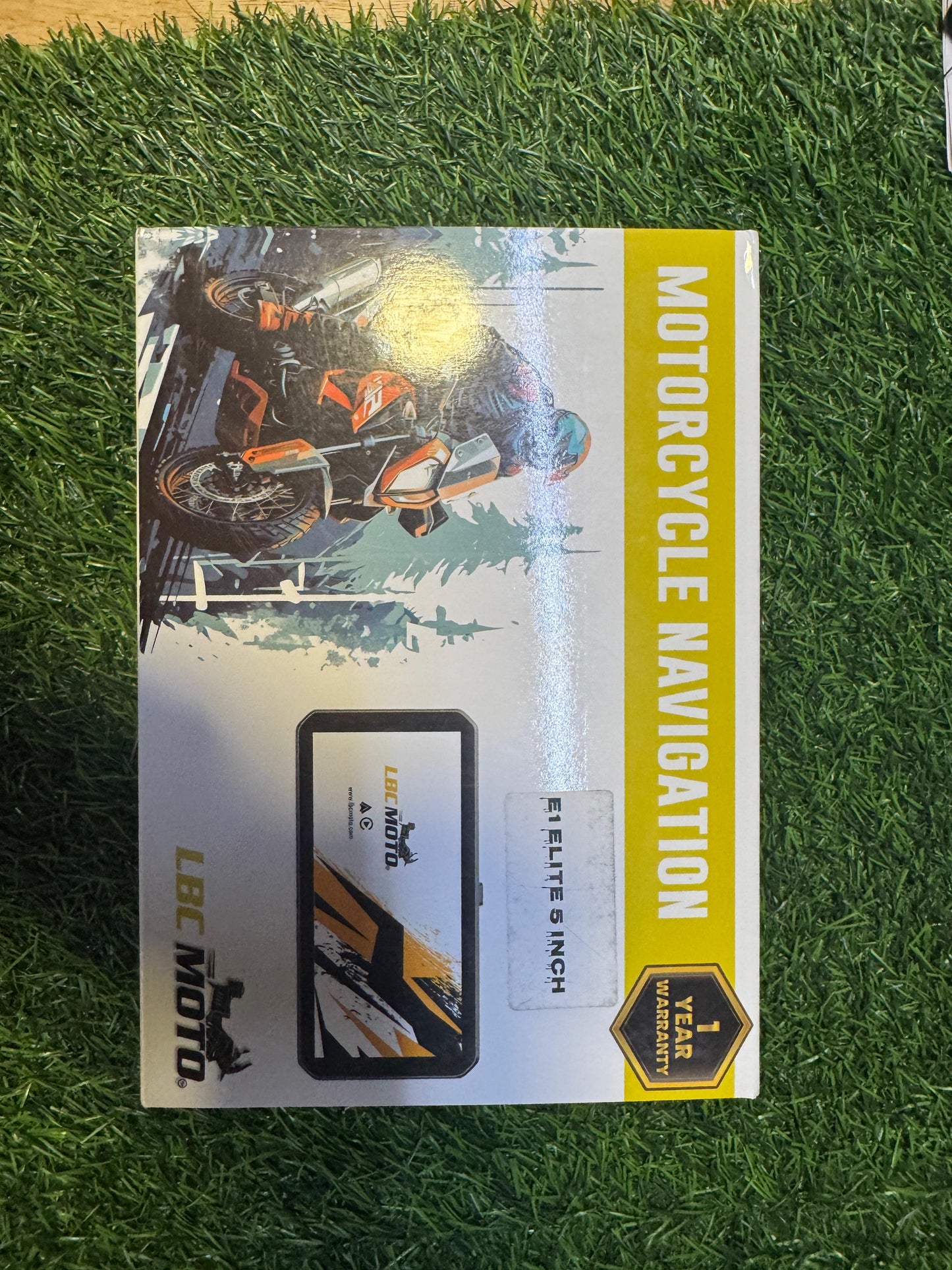 LBC MOTO E 1 ELITE 5 INCH MOTORCYCLE NAVIGATION