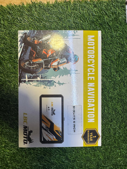 LBC MOTO E 1 ELITE 5 INCH MOTORCYCLE NAVIGATION