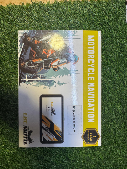 LBC MOTO E 1 ELITE 5 INCH MOTORCYCLE NAVIGATION