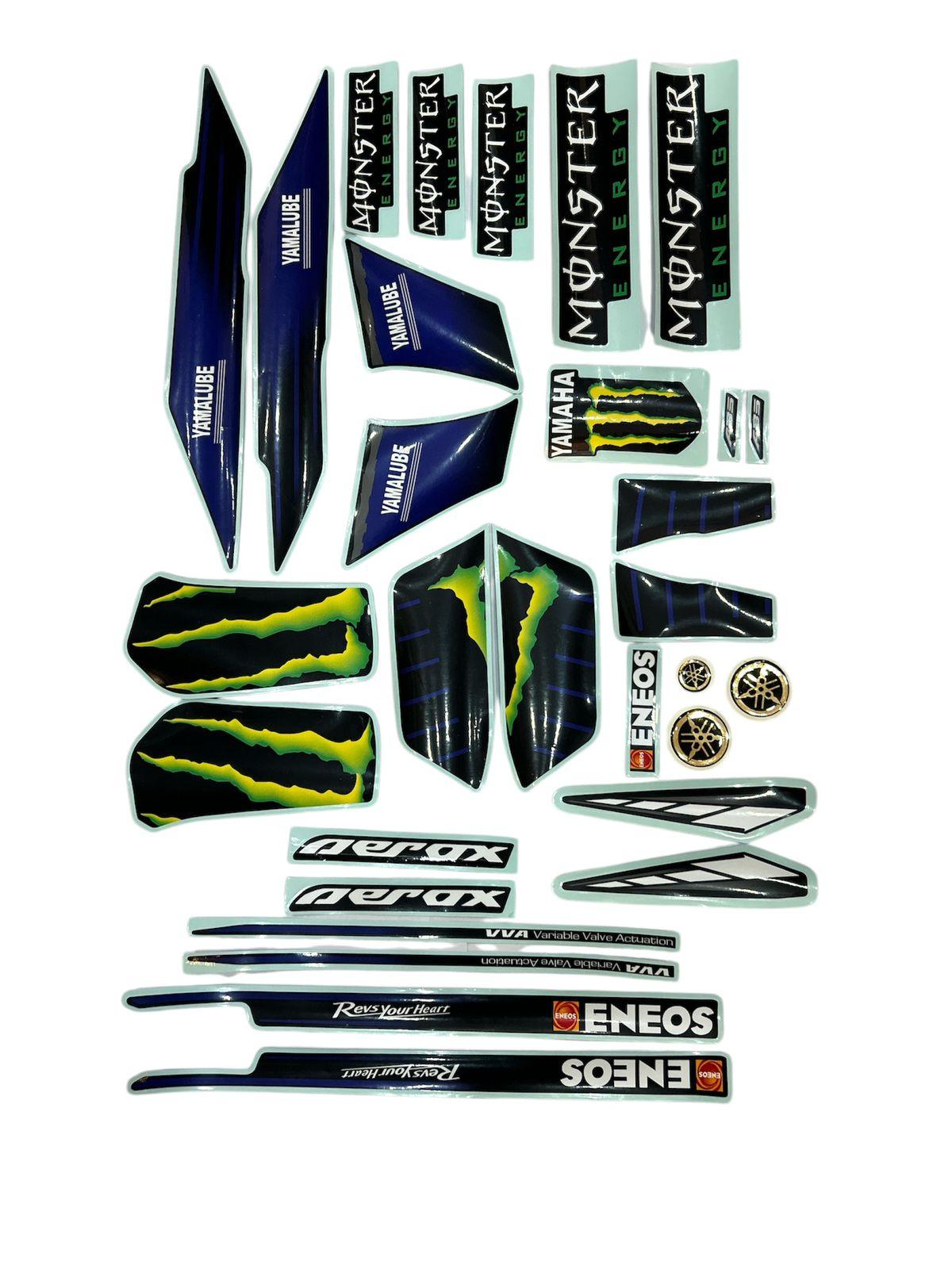 YAMAHA AEROX ACCESSORIES INDIA YAMAHA AEROX DECAL STICKER SET FULL BODY