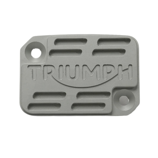 Front Brake Fluid Cap White Cnc Finish - Truimph Speed 400
