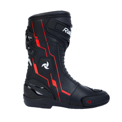 Raida Aeroprix Motorcycle Racing Boots - black red