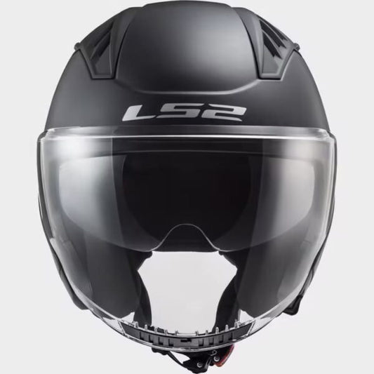 OF603 INFINITY 2 CARBON SOLID GLOSS BLACK HELMET