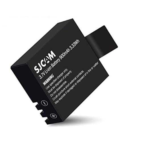 SJCAM Rechargeable Battery Lithium-ion Capacity 900mah Battery for SJ4000 M10 SJ4000 WiFi SJ5000 SJ5000 WiFi SJM10 Plus SJX1000 SJ5000x Series Sports Action Camera