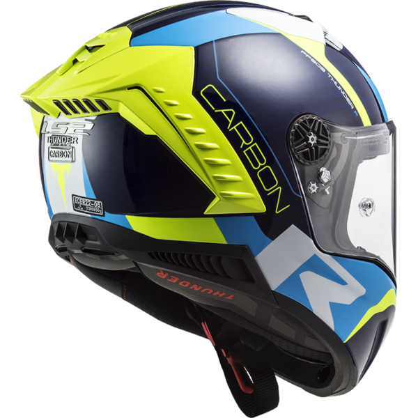 FF805 THUNDER C RACING GLOSS - Blue Hi Viz Yellow