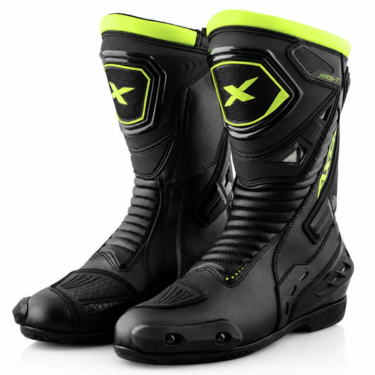 Axor Slipstream pro Riding Boots BLACK NEON GREEN