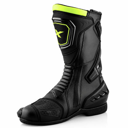 Axor Slipstream pro Riding Boots BLACK NEON GREEN