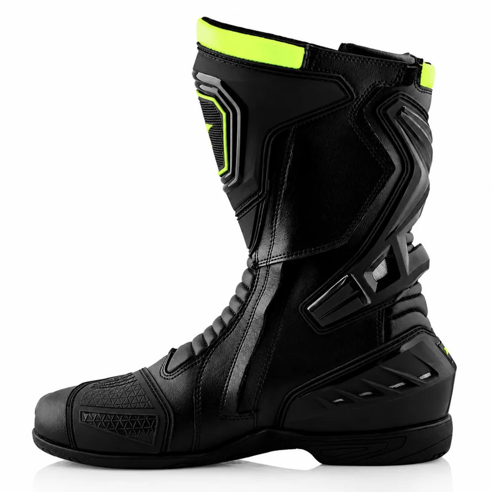Axor Slipstream pro Riding Boots BLACK NEON GREEN