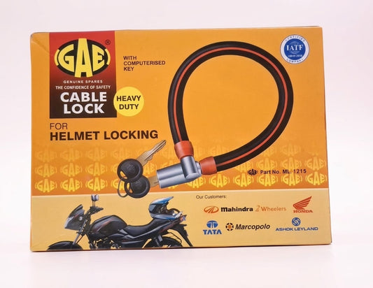 GAE CABLE LOCK HEAVY DUTY HELMET LOCK