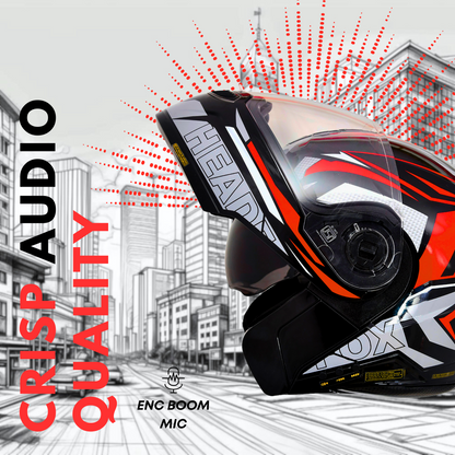 NF2 METRO GLOSS GREY FLIP-UP DOUBLE VISOR HELMET