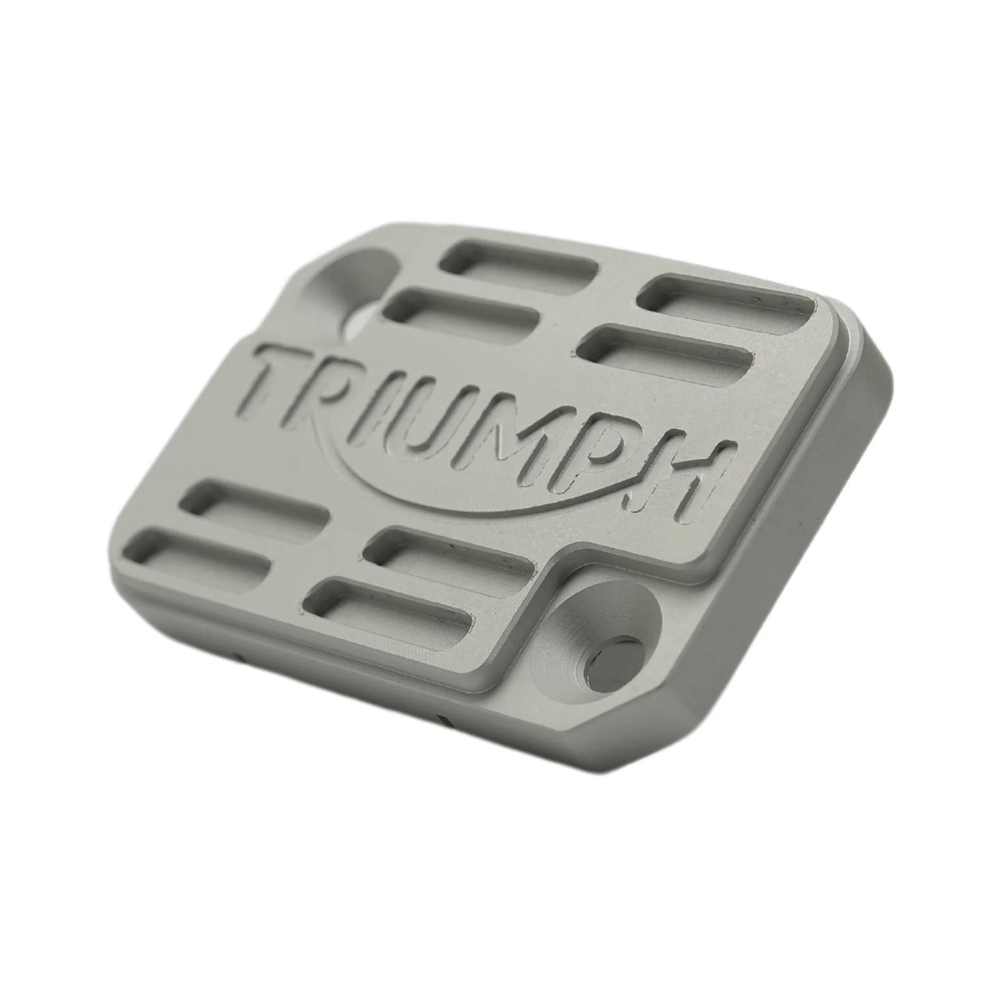 Front Brake Fluid Cap White Cnc Finish - Truimph Speed 400