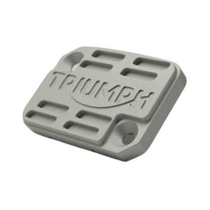 Front Brake Fluid Cap White Cnc Finish - Truimph Speed 400