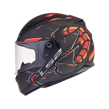 FF320 STREAM EVO ZUKO MATT BLACK HI-VIZ ORANGE