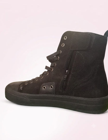 FALCO LENNOX BLACK RIDING BOOTS