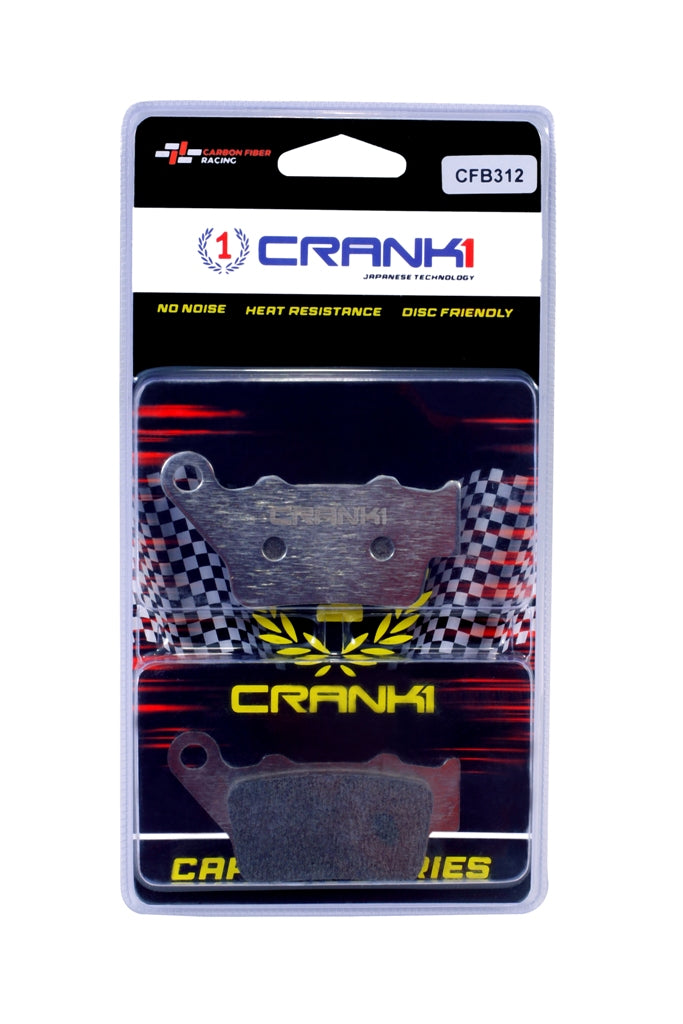 Carbon Brake Pads For Aprilia Dorsoduro 1200 (2011 Onwards) - Rear - CFB312
