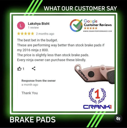 Sintered Brake Pads For Apache RR310 (2023) - Front - CB606