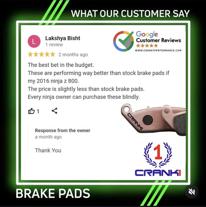 Sintered Brake Pads For Bajaj Pulsar 220 - Rear - CB312