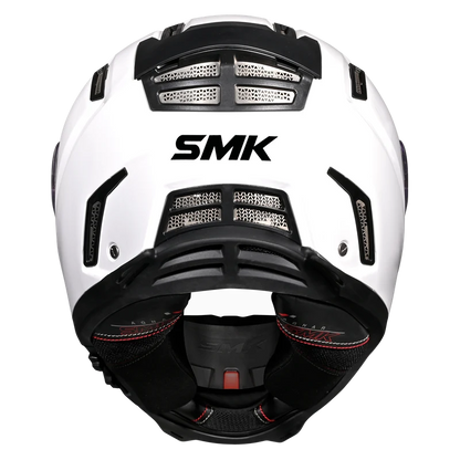 SMK AGNAR SOLID (White GL100) HELMET