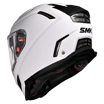 SMK AGNAR SOLID (White GL100) HELMET