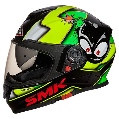 SMK Twister Cartoon GL241 Gloss Black  Fluorescent Yellow and White