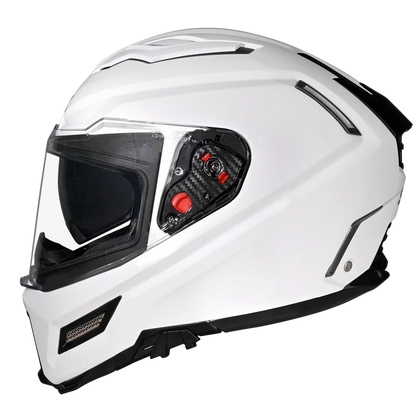 SMK AGNAR SOLID (White GL100) HELMET