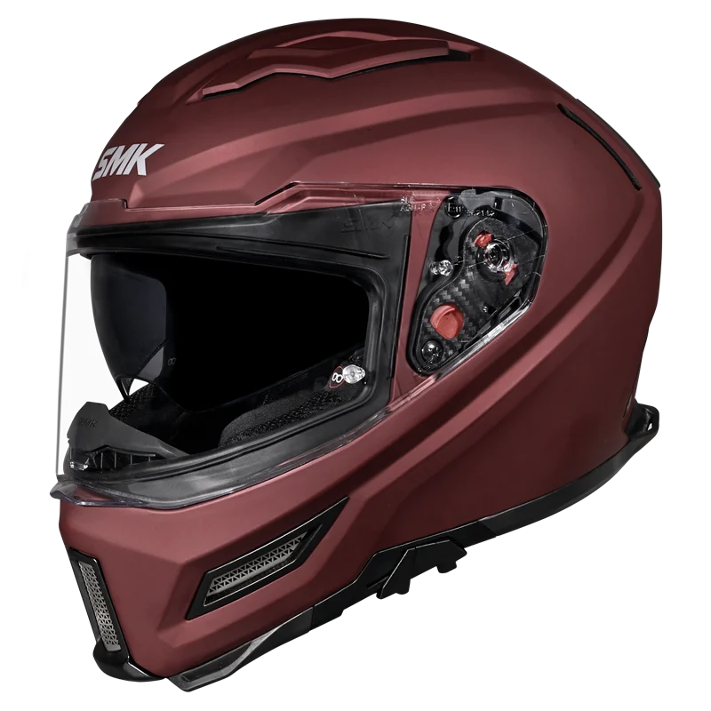 SMK AGNAR SOLID (Wine Red MA 300) Helmet