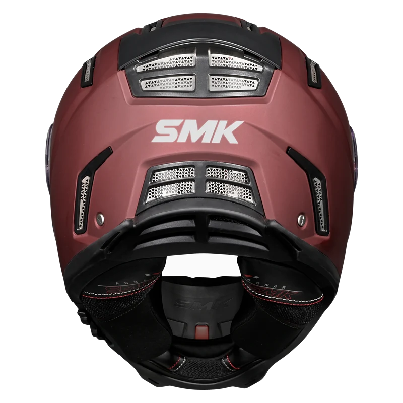 SMK AGNAR SOLID (Wine Red MA 300) Helmet