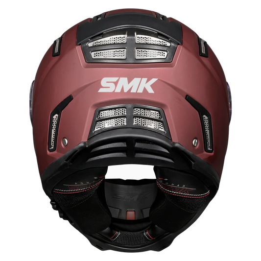 SMK AGNAR SOLID (Wine Red MA 300) Helmet