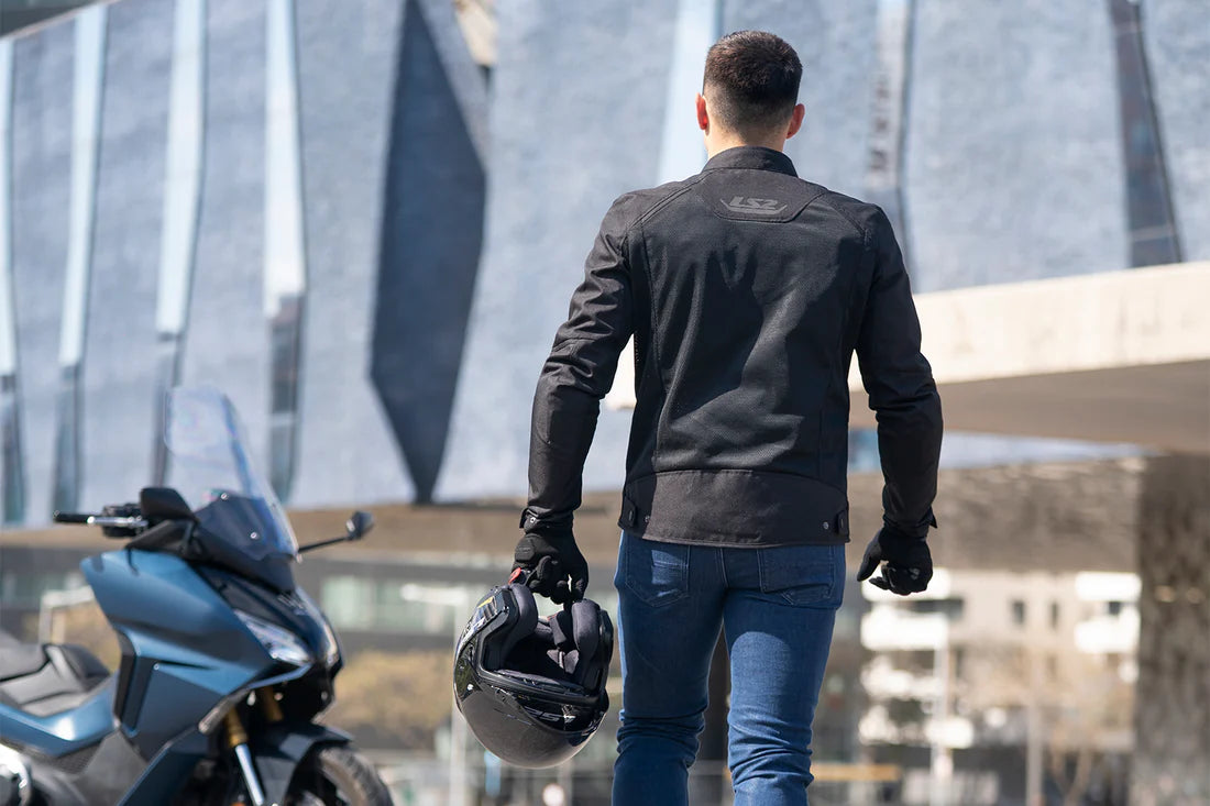 LS2 BREEZE JACKET - BLACK - CE CLASS A CERTIFIED JACKET