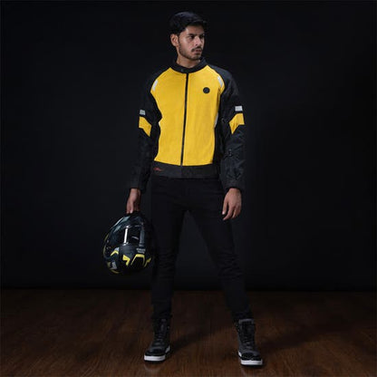 Streetwind Eco-Friendly Riding Jacket – Yellow